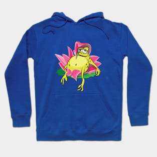 Lazy Fred the Frog Hoodie